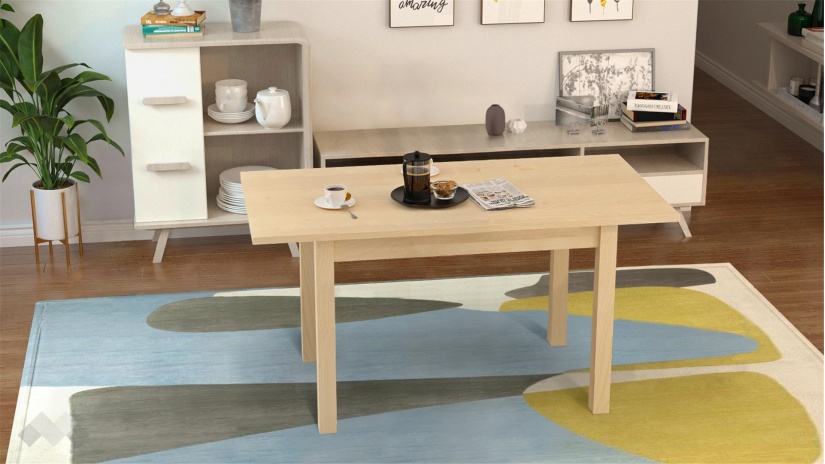 Трапезна маса Нати M разтегателни натурален - изглед 2