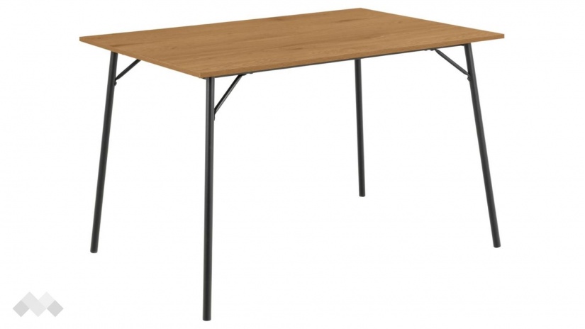 Трапезна маса Перу неразтегателни дъб натурал - изглед 1