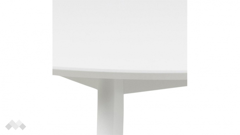 Трапезна маса Роксби неразтегателни бял - изглед 4