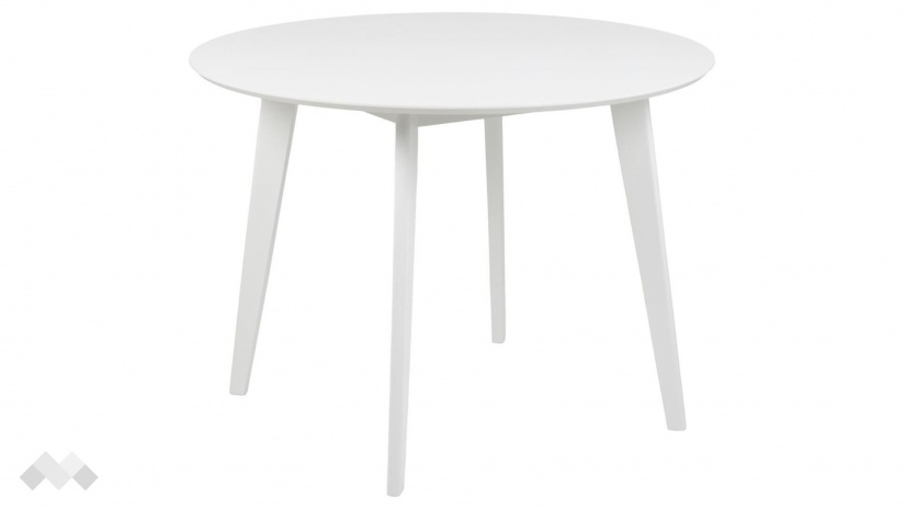 Трапезна маса Роксби неразтегателни бял - изглед 1