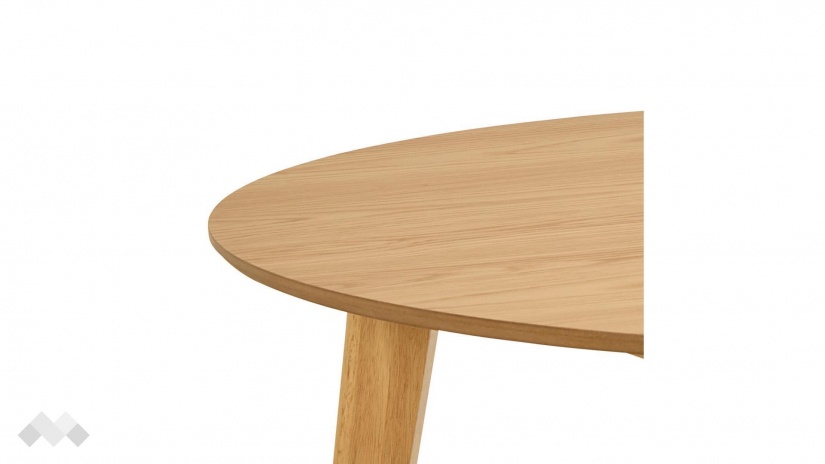 Трапезна маса Роксби неразтегателни светъл дъб - изглед 3