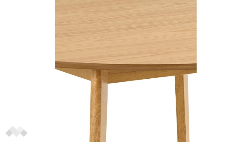Трапезна маса Роксби неразтегателни светъл дъб - изглед 4