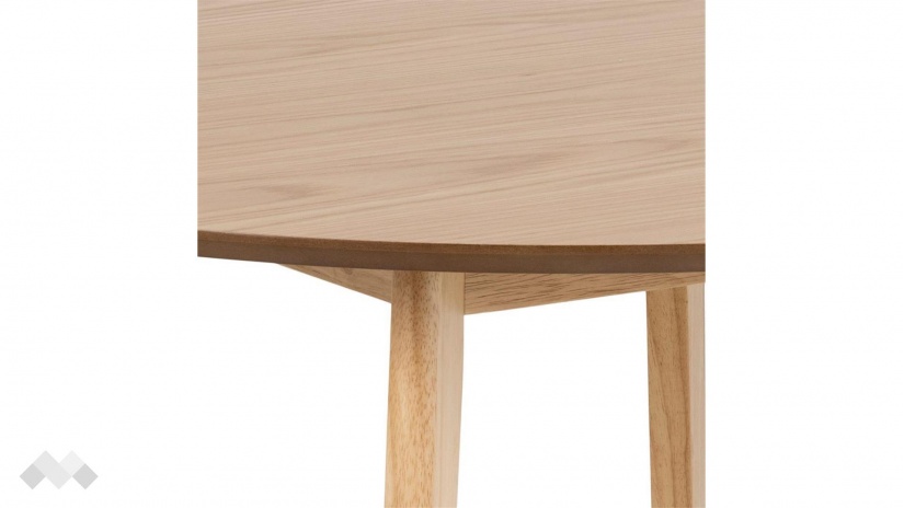 Трапезна маса Роксби неразтегателни светъл дъб - изглед 4