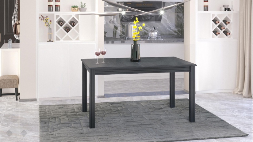 Трапезна маса Троя L разтегателни венге - изглед 1