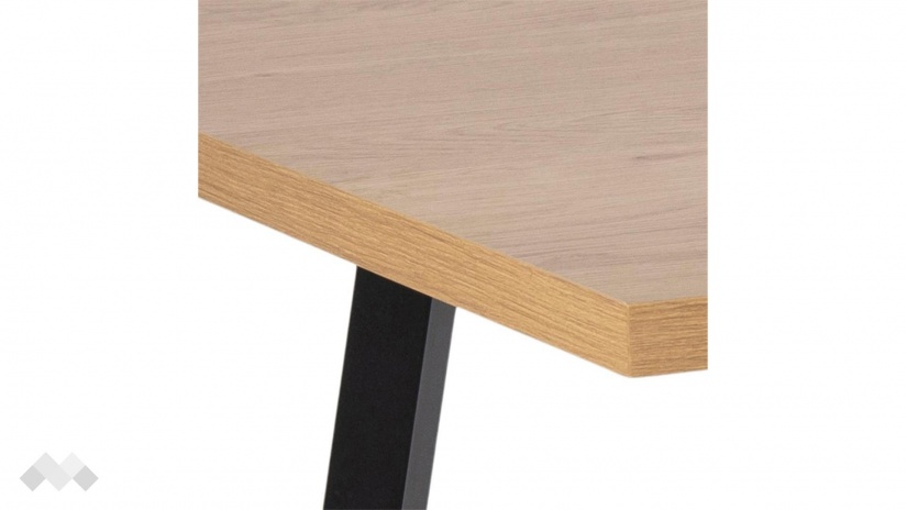 Трапезна маса Цион неразтегателни дъб натурал - изглед 3