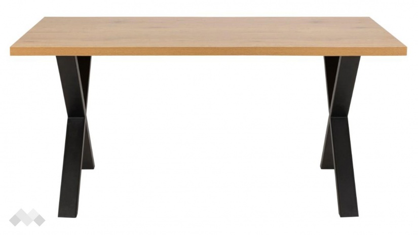 Трапезна маса Уелс неразтегателни дъб натурал - изглед 2