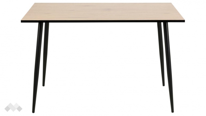 Трапезна маса Уилма неразтегателни тъмна сонома с черено - изглед 2