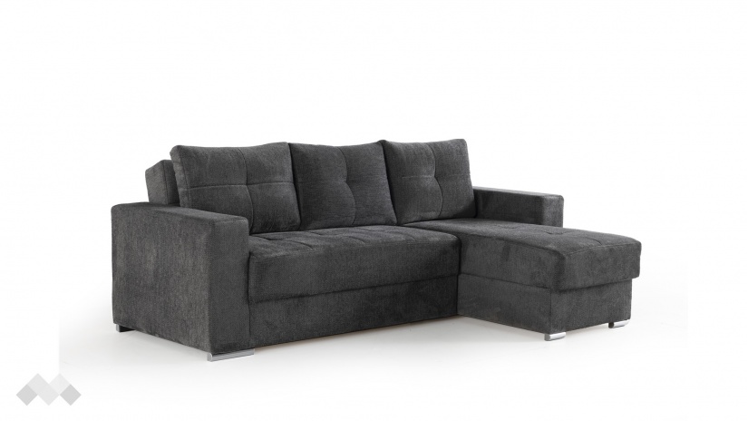 Ъглов диван Алтеа универсален ъгъл графит - изглед 5