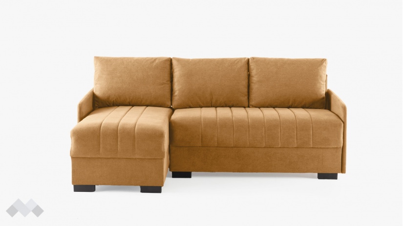Ъглов диван Бета универсален ъгъл горчица - изглед 4