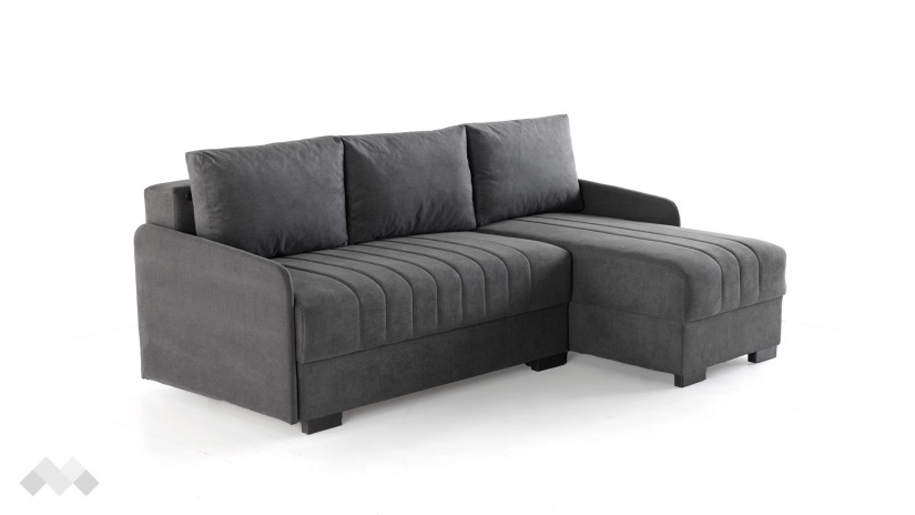Ъглов диван Бета универсален ъгъл сив - изглед 5