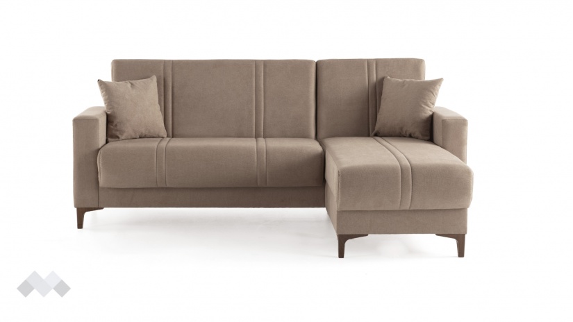 Ъглов диван Браво универсален ъгъл кафяв - изглед 5