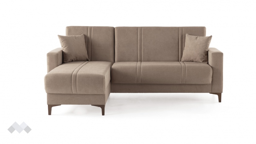 Ъглов диван Браво универсален ъгъл кафяв - изглед 6