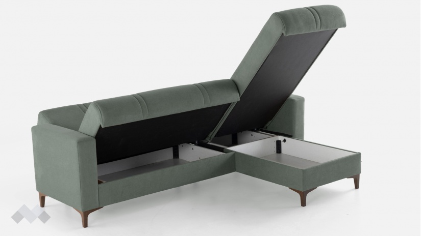 Ъглов диван Браво универсален ъгъл зелен - изглед 7