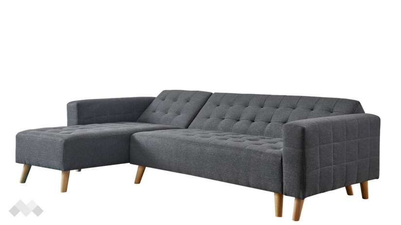 Ъглов диван Ериксън универсален ъгъл графит - изглед 4