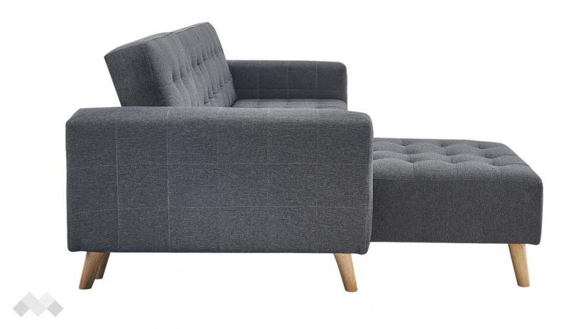Ъглов диван Ериксън универсален ъгъл графит - изглед 6