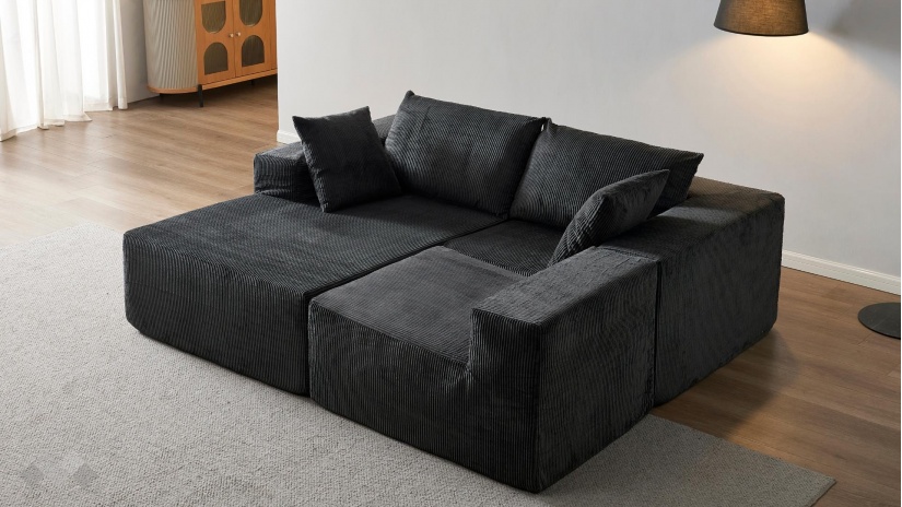 Ъглов диван Компакт с посока антрацит - изглед 5